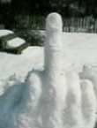 Humor i form av roliga bilder. Visar fingret!